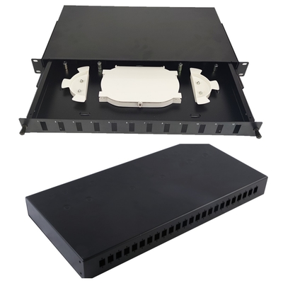 24 Port SC / FC / ST / LC Fiber Optic Patch Panel