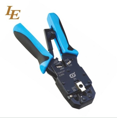 Modular Tool For Crimping Stripping And Cutting Network Wiring With Higher Efficiency