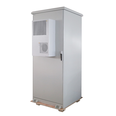 19 Inches Metal Enclosure Waterproof Dustproof Outdoor Cabinet With IP65 Protection With Air Conditioner Cooling