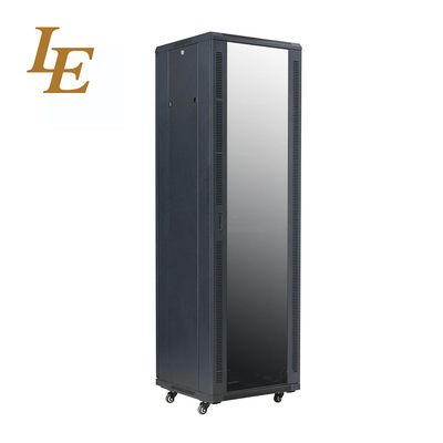 19 Inch 42U 600mm Width 800mm Width 600mm 800mm 1000mm 1200mm Depth Telecommunication Enclosure Network Server Racks Data Center Cabinet Racks RAL9004 Black