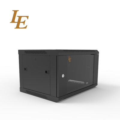 LE 9U Network Server Rack Wall Mounting Type With Glass Door