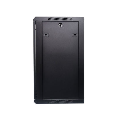 Server Rack Cabinet 15U 19 Inch Wall Mount Network Cabinet with Reinforced Steel Frame and Flat Pack Design for Logistics