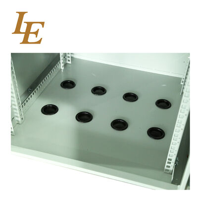 19" IP55/IP65 Metal Waterproof Outdoor Enclosure Dustproof And Water Resistance Cooling Fans Enclosure Ral7035SN Pole Mounted for Choice