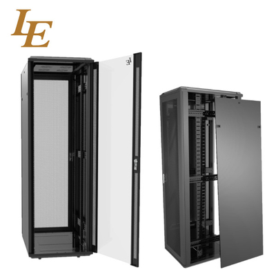 19 polegadas 18U Alumínio Frame Server Rack Cabinet de rede com porta ventilada