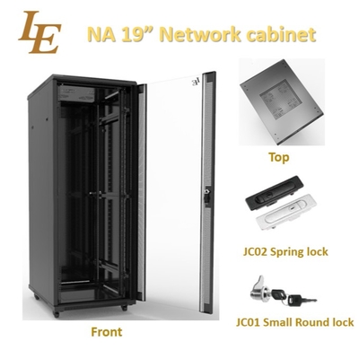 SPCC aço laminado a frio 42u Server Rack Cabinet Cabinet Ip20