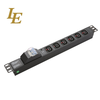 24 tomadas de corrente nominal 50A Rack de servidor PDU para 600mm * 600mm * 800mm
