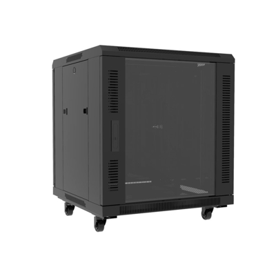 12u 600*600 Servidor Rack Cabinet de rede Ip20 Material laminado a frio de aço Cabinet