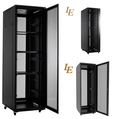 Ip20 Cabinet de rede de servidor com porta de entrada ventilada em forma de arco