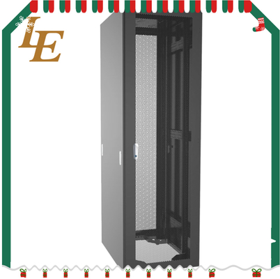 19 Armário de rack de servidores 18U - 47U Quadro de nove dobras com porta traseira dupla aberta