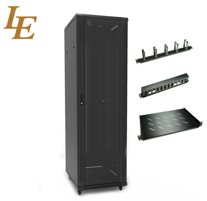 Armário de rack de servidor 42u de alta capacidade para fácil instalação e solução de gestão de cabos