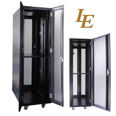 SPCC Material de aço laminado a frio 45U 800mm Profundidade gabinete de rede com porta aberta dupla