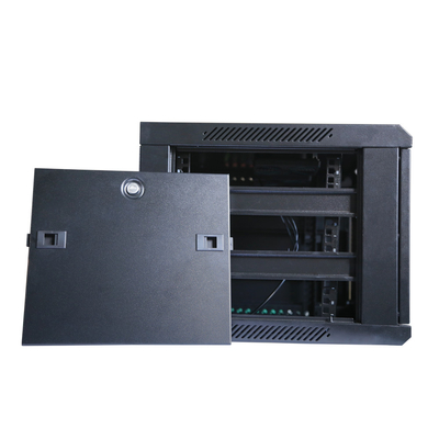 6U 9U 19' Sala de rede Server Rack Enclosure Cabinet de montagem de parede