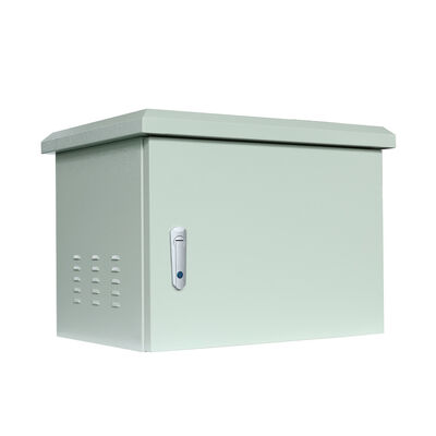 42U Network Server Rack Featuring Ventilated Panels and Cable Management System for Organized Network Infrastructure