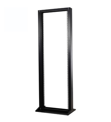 Gabinete de Rack de Servidor Aberto RC 19 Polegadas 18U a 47U Profundidade Ajustável Rede de Aço Laminado a Frio com Acabamento Pintado a Pó