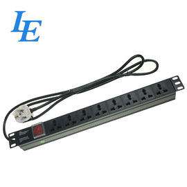 1U as maneiras da montagem em rack 6 controlaram o Pdu da cremalheira com proteção do interruptor 1P e do impulso