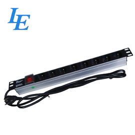 PDU 220/250V da cremalheira do servidor de 8 portos para o padrão do soquete do armário DIN49441 16A da rede