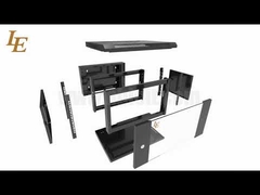 WD2-19 Inch 4U - 27U Revestimento de rack montado na parede / gabinete de servidor montado na parede